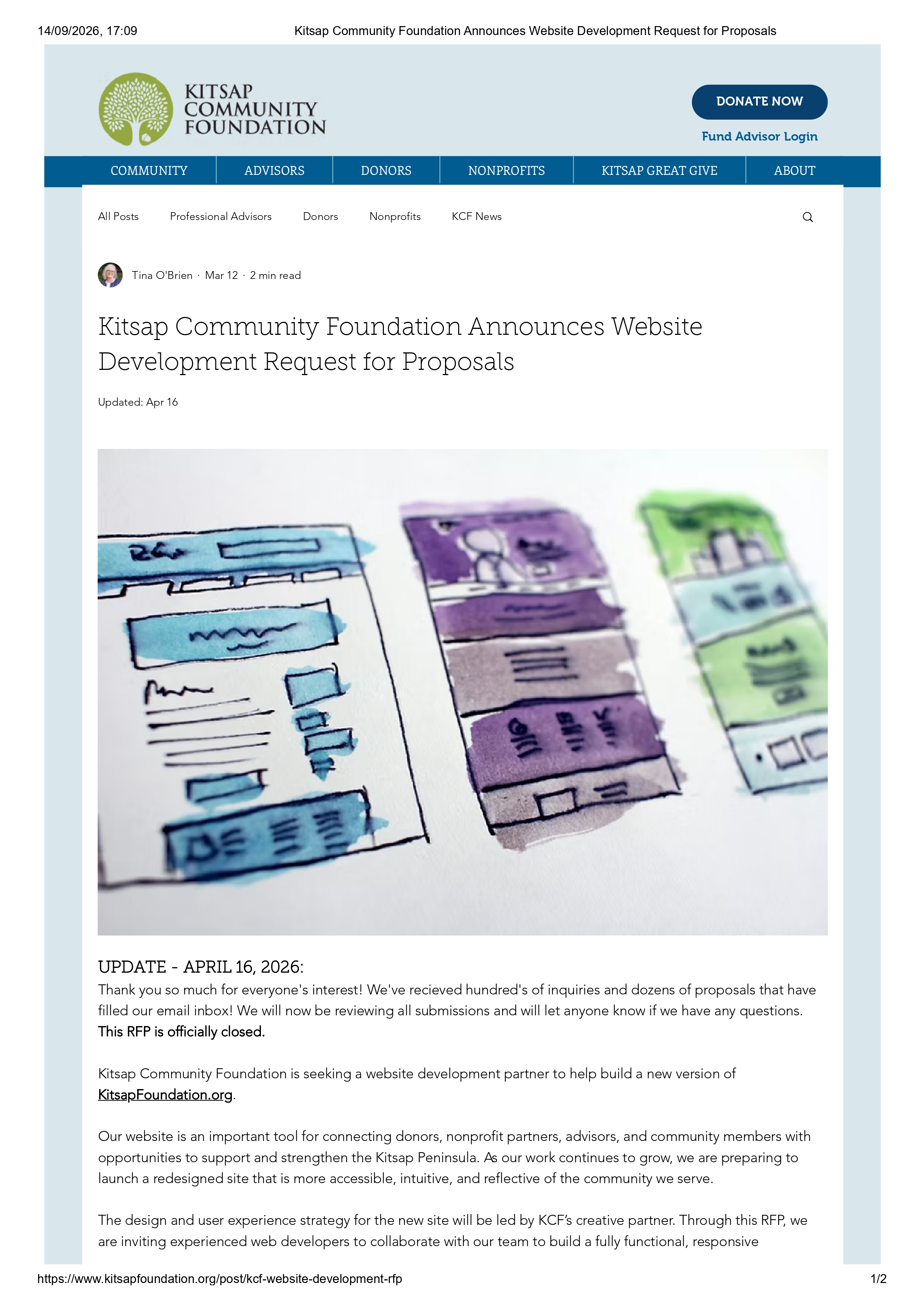 Active project opportunity